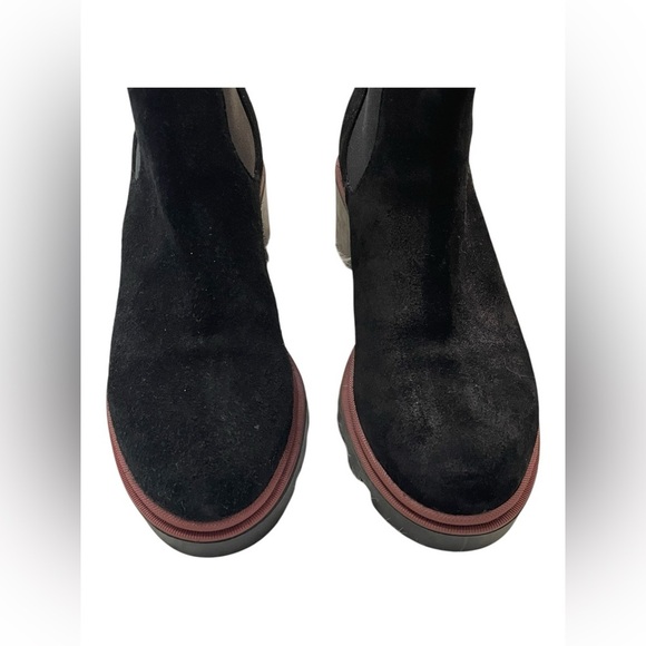 Antonio De Faria Suede Leather Chelsea Boots Platform Lug Sole...Size 8 - Picture 4 of 14